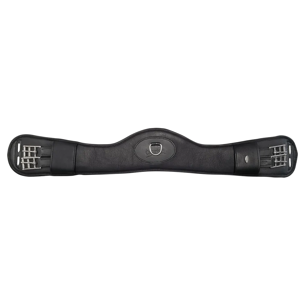 Capriole Leather Padded Anatomical Dressage Girth by Eque Vogue