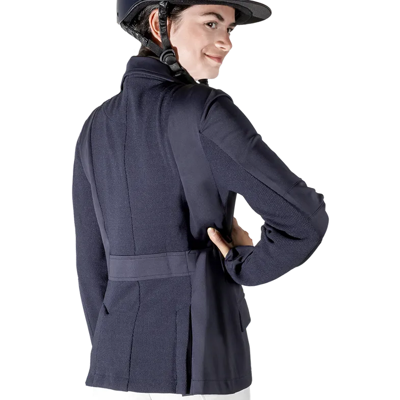 Equileisure Show Jacket Mesh Navy 1 by Eque Vogue