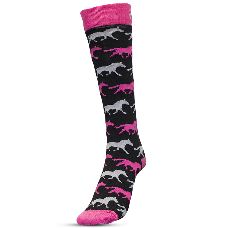 Equileisure Socks Knee High Horse by Eque Vogue