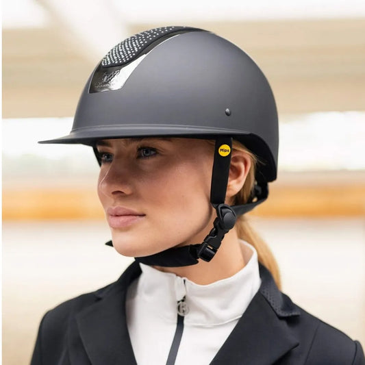 Majoris Mips Helmet with Rhinestones by Eque Vogue