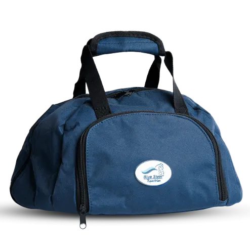 Blue Steel Helmet Bag Navy by Eque Vogue