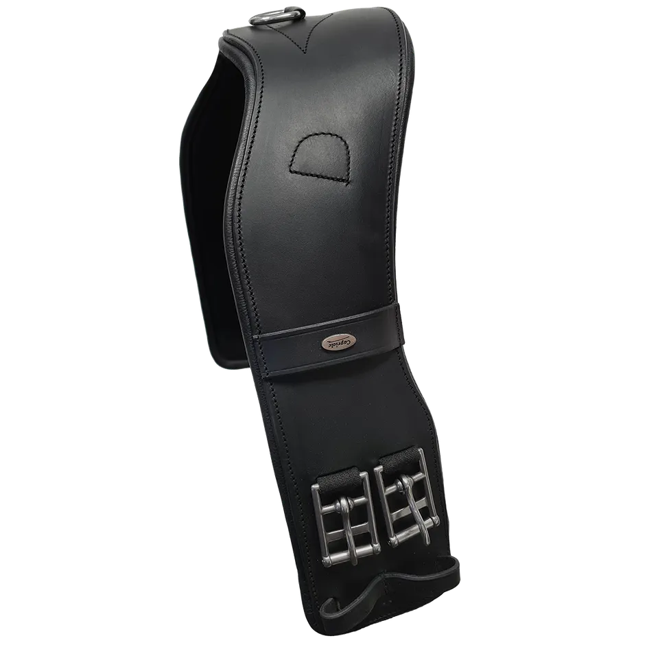 Capriole Leather Padded Curve Dressage Girth by Eque Vogue
