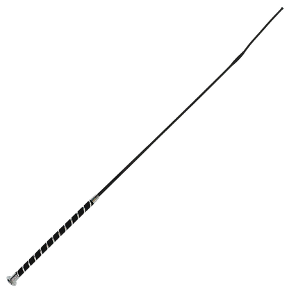Dressage Whip Silver Spiral Handle 100cm by Eque Vogue