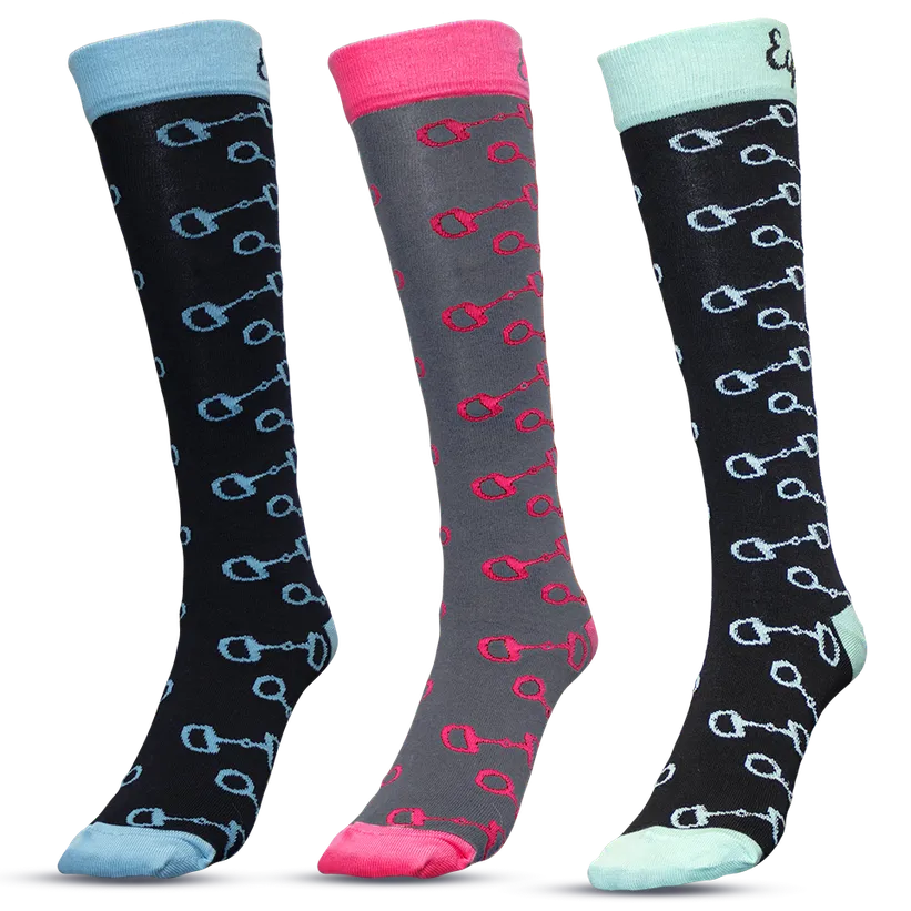 Equileisure Socks Knee High Bits by Eque Vogue
