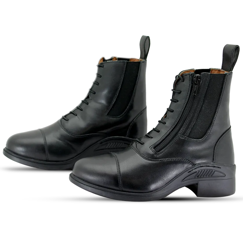 Equistride Lucy Lace & Zip Jodhpur Boot by Eque Vogue