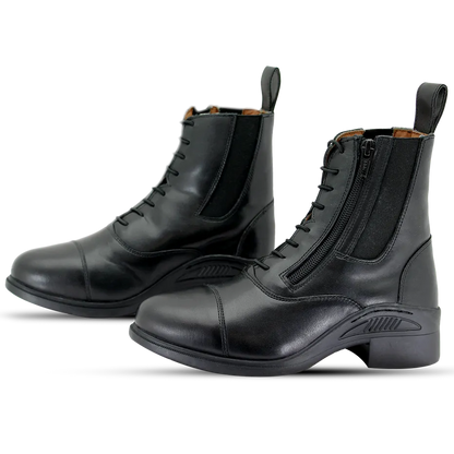 Equistride Lucy Lace & Zip Jodhpur Boot by Eque Vogue