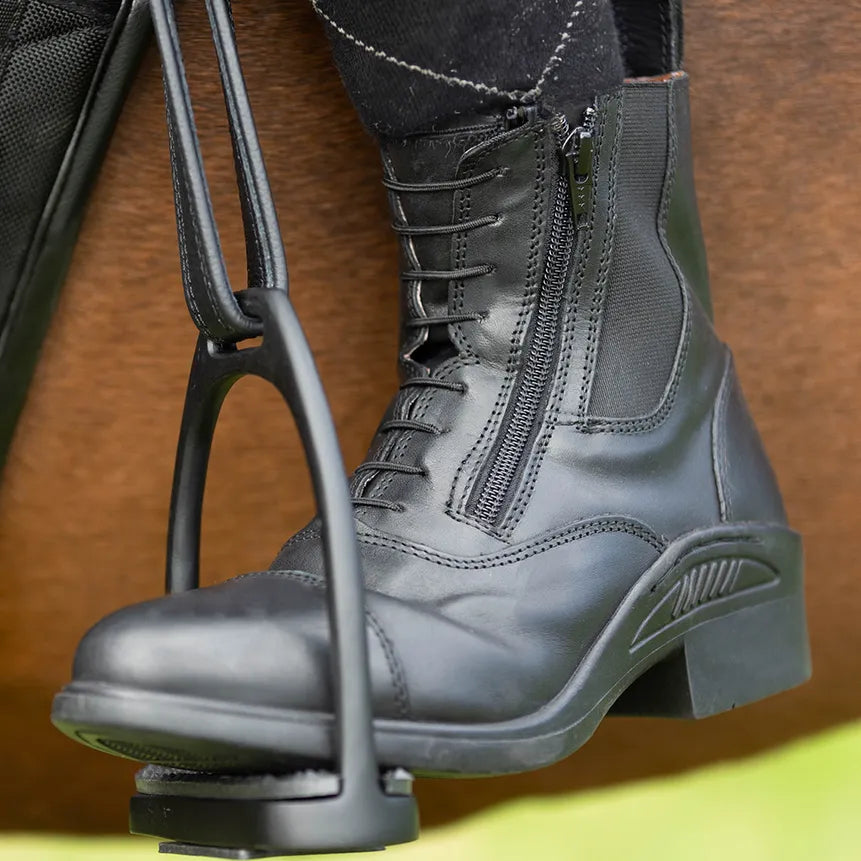 Equistride Lucy Lace & Zip Jodhpur Boot by Eque Vogue