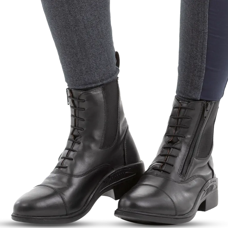 Equistride Lucy Lace & Zip Jodhpur Boot by Eque Vogue