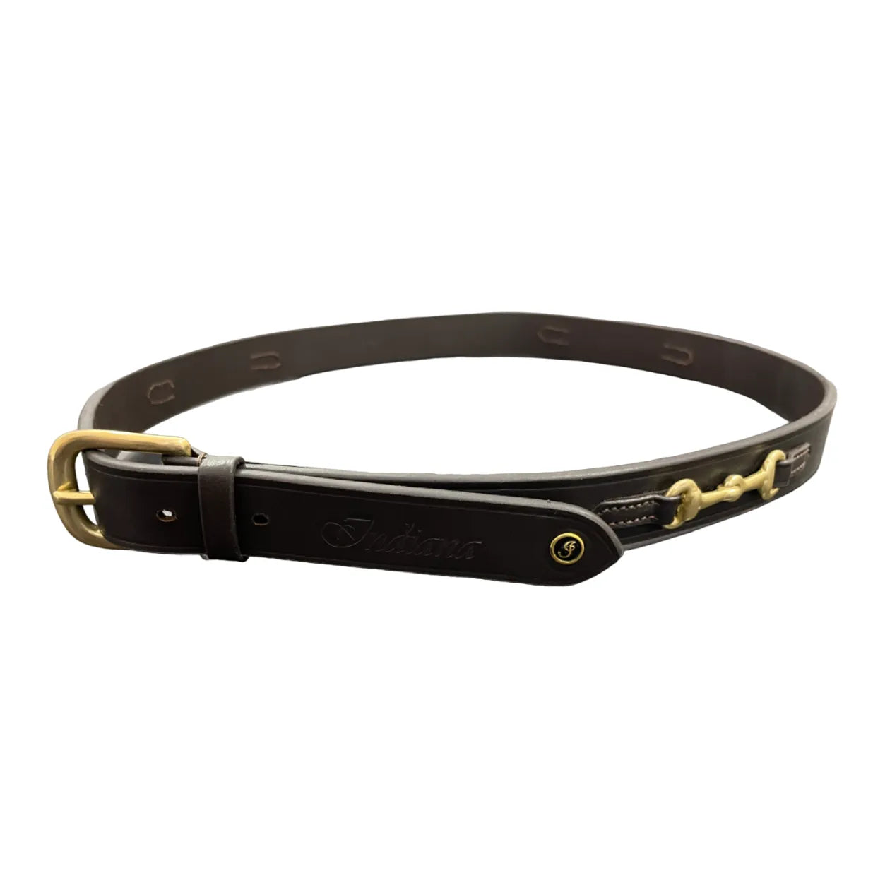 Leather Bit Belt by Eque Vogue