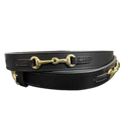 Leather Bit Belt by Eque Vogue