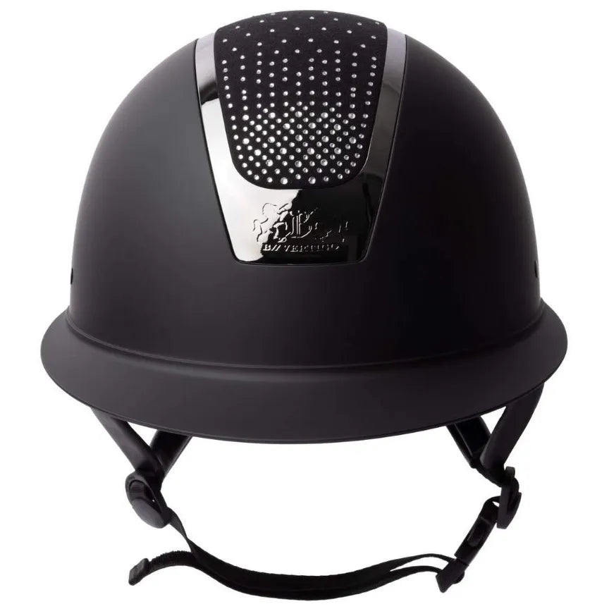 Majoris Mips Helmet with Rhinestones Front by Eque Vogue