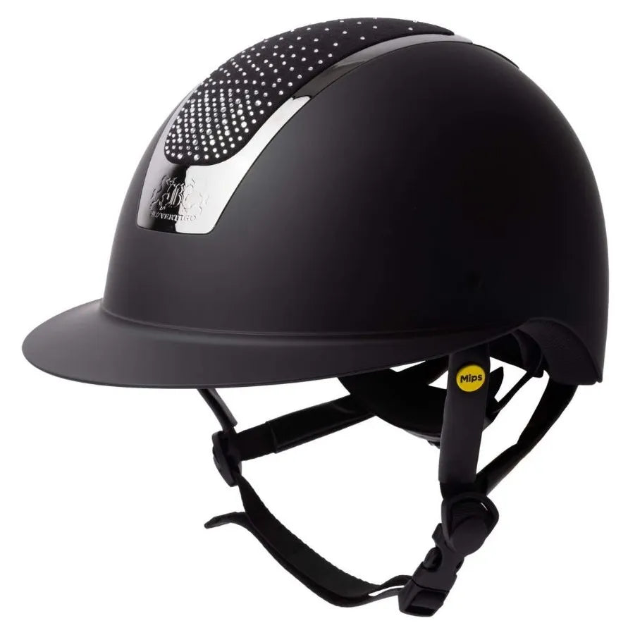 Majoris Mips Helmet with Rhinestones Side by Eque Vogue