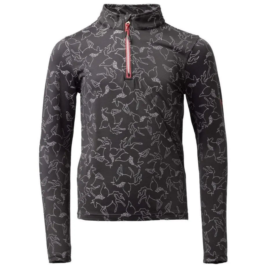Pegasus JR Kids Training Shirt Black by Eque Vogue